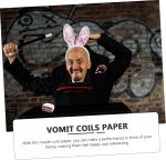 24piezas Papel De Coils De Boca para Trucos De Escenario Accesorios Divertidos para Fiestas y Actuaciones Mágicas - Imagen 6