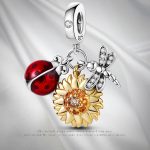 LNQOBU Charms Charms for Bracelets 925 Sterling Silver Devil's Eye Bracelets Silver Women, Silver, Cubic Zirconia - Imagen 4