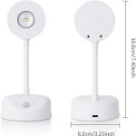 Stage Spotlight, LED, Wireless Picture Light, Rechargeable Motion Sensor Painting Light, Adhesive Lights, 360° Rotation, Di - Imagen 4