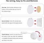 Stage Spotlight, LED, Wireless Picture Light, Rechargeable Motion Sensor Painting Light, Adhesive Lights, 360° Rotation, Di - Imagen 5