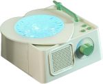 Altavoz Portátil Inalámbrico | Altavoz con Sonido Envolvente - Diseño Retro de Tocadiscos para Acampadas Adolescentes Adultos Estudiantes Amantes de la Música - Imagen 9
