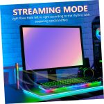 SUPVOX Barra De Luz Led Rgb Activada Por Sonido Micrófono Sensible, Recargable 5v, Set De 2 Unidades Negro, Iluminación Ambiental Para Coche y Dormitorio - Imagen 8