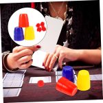 30 Pieces Party Accessories Coffee Cup Wizard Cup and Balls Toy Cup for Hello Cup Cups and Balls Tumbler with Lid and Straw Cup Stanely Iced Coffee Cups with Lids - Imagen 6