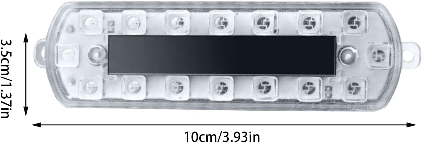 Luces Estroboscópicas LED Para Camiones, Luces Decorativas Solares Multicolor Para Exteriores, Accesorio De Seguridad Para Camión Moto Bicicleta Y Vehículos Con Iluminación Nocturna - Imagen 6