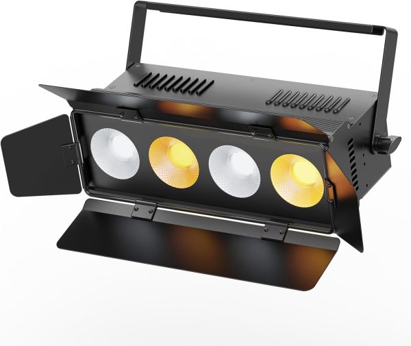 COB Par LED 200W Cool White / Warm Stage Light 3200K/6500K with Strobe Effect Spotlight for Photography Party Birthday Bar Disco
