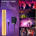 Strobe Lighting Kit 2 LED Rechargeable Wine Bottle Light Portable LED Reusable Champagne Bottle Light for Parties, Concerts and Events - Imagen 3