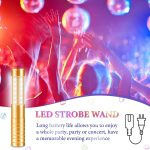 Strobe Lighting Kit 2 LED Rechargeable Wine Bottle Light Portable LED Reusable Champagne Bottle Light for Parties, Concerts and Events - Imagen 6