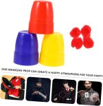 ERINGOGO 30piezas Tazas Mágicas De Ilusión Gimmick para Magos Accesorios De Fiesta Prop De Divertido y Ligero para Espectáculos Escenarios y Infantiles - Imagen 7