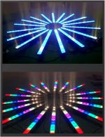 14pcs 3W LED Carrera de caballos Lavadora de pared Luz de control de un solo punto camaleón con equipo de iluminación de escenario de luz auxiliar Para Fiestas - Imagen 5