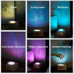 Altavoz inalámbrico portátil – Altavoz de música inalámbrico máquina de audio – Equipo de sonido envolvente con luz RGB para adolescentes, estudiantes, adultos, amantes de la música, patio - Imagen 5