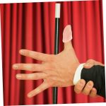 TOYANDONA 15 Sets Magic Accessories Gadget Gadget Trick Tool Fake Finger Wizard Scarf Scarf for Wizard Scarf with False Finger Wizard Trick with Fake Finger Scarf Cloth - Imagen 3