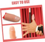 TOYANDONA 15 Sets Magic Accessories Gadget Gadget Trick Tool Fake Finger Wizard Scarf Scarf for Wizard Scarf with False Finger Wizard Trick with Fake Finger Scarf Cloth - Imagen 5