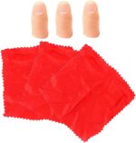 TOYANDONA 15 Sets Magic Accessories Gadget Gadget Trick Tool Fake Finger Wizard Scarf Scarf for Wizard Scarf with False Finger Wizard Trick with Fake Finger Scarf Cloth - Imagen 8