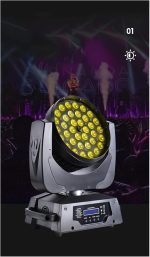 Luces de Fiesta, Equipo de iluminación de escenario Control de voz Barra transparente Tinta Luz 3 6x10w 4 En 1 RGBW LED Centrando la luz de la cabeza en movimiento - Imagen 3