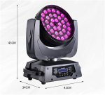Luces de Fiesta, Equipo de iluminación de escenario Control de voz Barra transparente Tinta Luz 3 6x10w 4 En 1 RGBW LED Centrando la luz de la cabeza en movimiento - Imagen 4