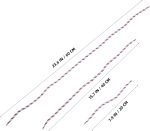 Vaguelly 10 Sets Magic Rope Beaded Fastening Hook Ropes Athletic Battle Trojan Jute Pull Cord Joke SOGA Carabiner Gate Jump Fast Jumping Swinging Trick Cloth - Imagen 3