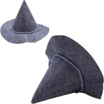 Sense Wizard Hat - Comfortable Scarecrow Hat | Foldable Bavarian Scarecrow Costume Accessories | Eye-catching Witch Hats for Celebration