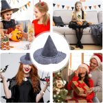 Sense Wizard Hat - Comfortable Scarecrow Hat | Foldable Bavarian Scarecrow Costume Accessories | Eye-catching Witch Hats for Celebration - Imagen 7