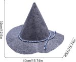 Sense Wizard Hat - Comfortable Scarecrow Hat | Foldable Bavarian Scarecrow Costume Accessories | Eye-catching Witch Hats for Celebration - Imagen 8
