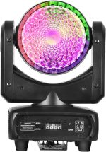 BETOPPER 120W RGBW Moving Head Light, Betopper 4 in 1 DJ Light, LED Stage Light with Single Lens, Supports Sound Activation and DMX512 Disco Light for Parties, Shows