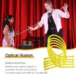 Magic Rope Accessories- and Hard and Rigid Rope Magic Tricks for Magic Geek | Show Difficult Tricks with Multifunctional Magic Geek Toys for Kids Parties, Beginners, Yellow, See description - Imagen 6