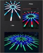 Luces de Fiesta, 14pcs 3W LED Carrera de caballos Lavadora de pared Luz de control de un solo punto camaleón con equipo de iluminación de escenario de luz auxiliar - Imagen 4