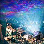 Luces de Fiesta, 6W 15 colores LED Efecto de iluminación de proyección de escenario de onda de agua DJ Lámpara de bola mágica de cristal de la fiesta de discoteca con control remoto - Imagen 5