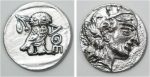 Eurofusioni Ancient Greek Coins Silver Plated – Tetradrachm Reproduction – Set of 5 - Imagen 4