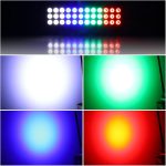 Party Lights, 54 x 3W RGBW LED Lighting Bar Wash Wall Stage Effect Pulse Sound Strobe DJ Lights Wedding Holiday Disco Party (36LED) - Imagen 4