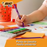 BIC Kids Activity Case, 100 Piece Creative Case Includes 24 Pencils, 24 Markers, 16 Crayons and 36 Stickers, Includes 36 Stickers, Great for Gift, Fun Assured - Imagen 4