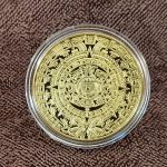 HARPIMER Mayan Commemorative Coin, Collection of Aztec and Mayan Commemorative Coins in a Calendar Art Collection - Imagen 3