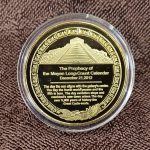 HARPIMER Mayan Commemorative Coin, Collection of Aztec and Mayan Commemorative Coins in a Calendar Art Collection - Imagen 4