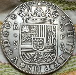 1731 Silver Plated Spanish Coin Collection Ancient Coins Handmade Decoration Gift - Imagen 3