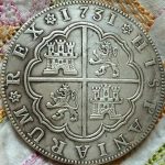 1731 Silver Plated Spanish Coin Collection Ancient Coins Handmade Decoration Gift - Imagen 4