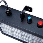Luces de Fiesta, Control remoto 12 LED RGB Efecto de iluminación de escenario estroboscópico bla-nco Disco DJ Bar Fiesta de vacaciones Navidad Flash Sound Light Active Light(Bianco) - Imagen 3