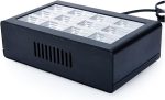 Luces de Fiesta, Control remoto 12 LED RGB Efecto de iluminación de escenario estroboscópico bla-nco Disco DJ Bar Fiesta de vacaciones Navidad Flash Sound Light Active Light(Bianco) - Imagen 4
