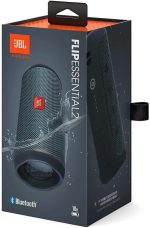 JBL Flip Essential 2 Portable Bluetooth Speaker with Rechargeable Battery, IPX7 Waterproof, 10h Battery Life, Black - Imagen 8