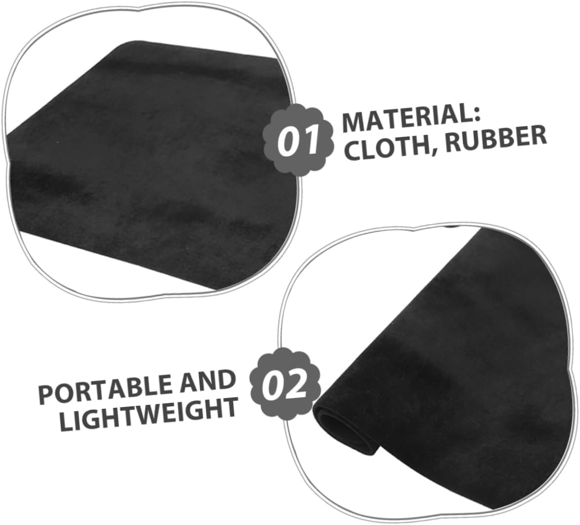 Milisten 2 Pieces Card Mats Professional Magic Non-Slip Mat for Poker Magicians Tricks with Coins and Party Accessories - Imagen 3