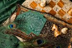 Bicycle Premium Jacquard Cards, Silver and Emerald Green, Deck of Cards for Collectors and Wizards - Imagen 6