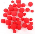 MOMOMAGE 50 bolas de esponja súper suaves de 1.77 pulgadas (rojo) de espuma, trucos de magia de colores, apareciendo desvanecimiento, escenario mágico, calle, trucos de comedia - Imagen 4