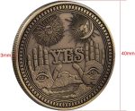 YES/NO Postal Decision Coin, Yes No Challenge Coin Ornaments for Decision Makers - Imagen 5