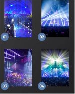 Luces de Fiesta, 100 0W LED RGB Luz estroboscópica segmentada a to-do color Equipo de iluminación de escenario estroboscópico DJ(LED 8-segment strobe light) - Imagen 5