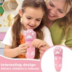 1 Piece Kawaii 2 in 1 Kawaii School Legami Case Soft Silicone, 18.5 x 6.5 cm Cat Paw Theme for Table Pen Holder, Zipper, Coloured Pencils Marker Pens (Pink, A) - Imagen 4