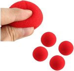 VIDOO 10Pcs Cerrar Magic Street Truco Soft Esponja Bola Props Payaso Nariz - Imagen 4