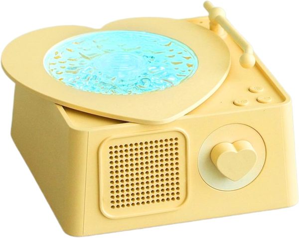 Genérico Altavoz Portátil Inalámbrico - Altavoz Inalámbrico para Música - Forma De Tocadiscos con Sonido Envolvente para Playa Terraza Jardín Camping Y Autocaravana