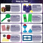 Shinybox Magic Set, 75 Magic Tricks for Kids, Coffret Magie Enfant, Birthday Gifts Kids Pinata, Party Supplies Toys Gift - Imagen 3