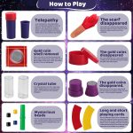 Shinybox Magic Set, 75 Magic Tricks for Kids, Coffret Magie Enfant, Birthday Gifts Kids Pinata, Party Supplies Toys Gift - Imagen 4