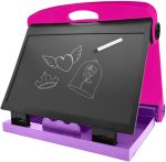 Disney Princess 2-in-1 Double-Sided Tabletop Easel | Whiteboard and Chalkboard Set for Kids | Drawing, Writing & Learning Board | Portable, Foldable & Easy to Store | - Imagen 4