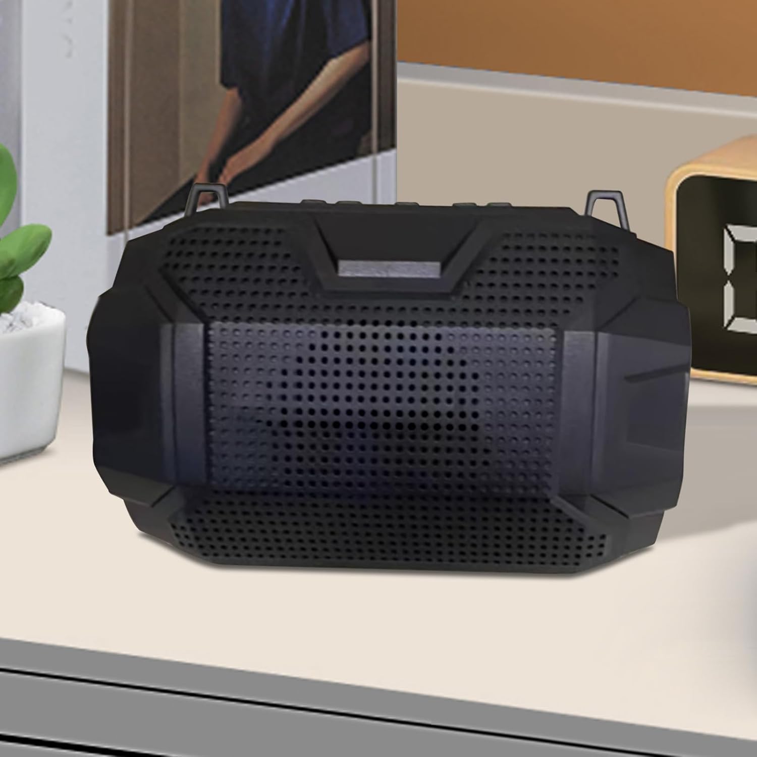 Altavoz Portátil Inalámbrico,Reproductor Musical Portátil | Sonido Profundo Moderno para Melómanos Y Ambientes Hogareños - Imagen 3