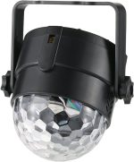 Luces de Fiesta, 3W RGB LED Bola de mágica de cristal DJ Disco bola lumiere sonido activado escenario iluminación efecto música fiesta fiesta fiesta - Imagen 3